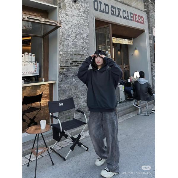 アクネ ストゥディオズ Acne Studios ブラック ロゴプリント パーカー コピー 秋冬 ミニマル ストリートな 定番アイテム 