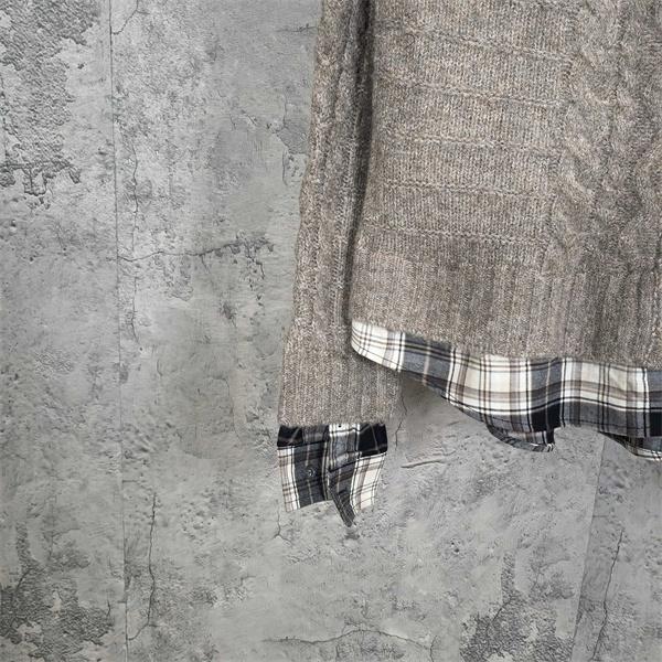 アクネ ストゥディオズ Acne Studios ライトブラウン クロシェ カーディガン スーパーコピー 秋冬 温かく 万能アイテム 入手困難 