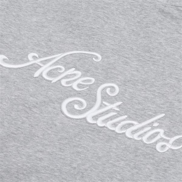 ストゥディオズ ライトグレー × ブラック プリント ジップジャケット Acne Studios コピー 秋冬シンプル 定番