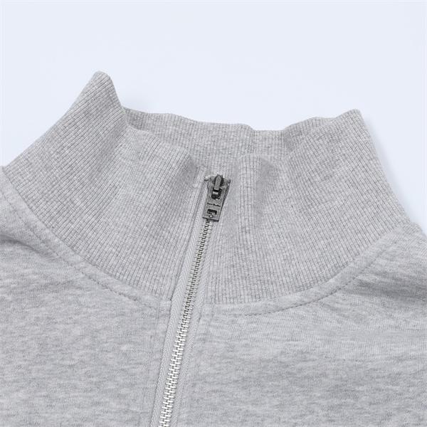 ストゥディオズ ライトグレー × ブラック プリント ジップジャケット Acne Studios コピー 秋冬シンプル 定番