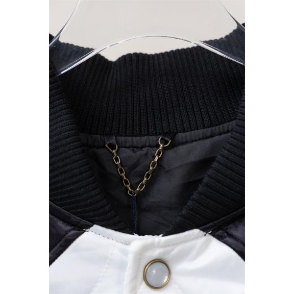 当店イチオシ ブラック × ホワイト 刺繍 プレミアム Louis Vuitton ジャケット ルイ ヴィトン コピー 2025秋冬コーデ 入手困難 お洒落