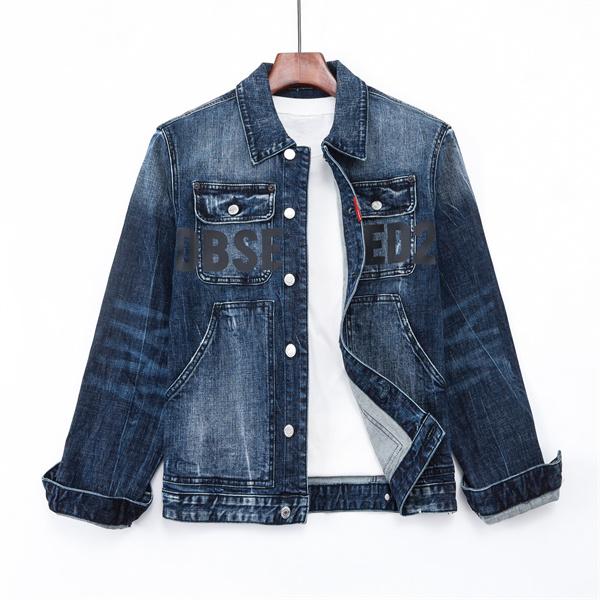 Dsquared2 激安 デニムジャケット メンズ Gジャン ヴィンテージ加工 ストレッチ カジュアル アウター