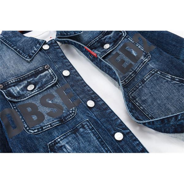 Dsquared2 激安 デニムジャケット メンズ Gジャン ヴィンテージ加工 ストレッチ カジュアル アウター