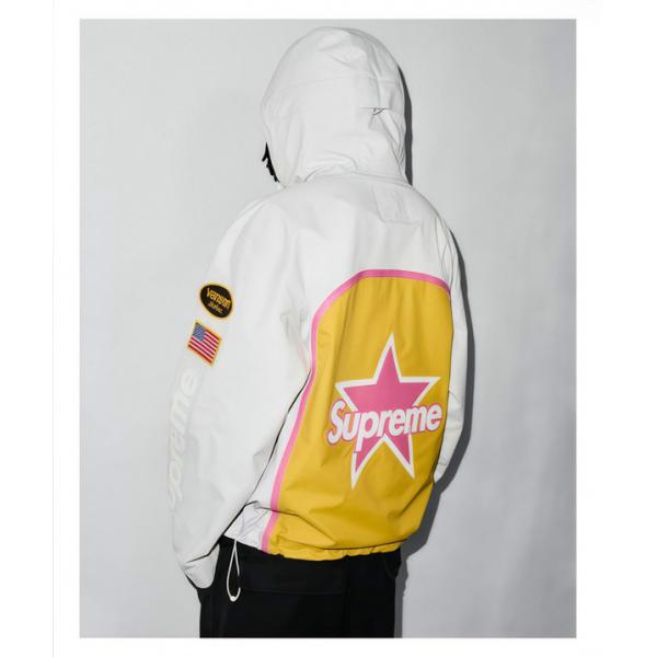 Supreme × Vanson 激安 FW25 GORE-TEX シェルジャケット メンズ 防水 刺繍ロゴ バイカー仕様 アウター  （关键