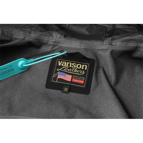 Supreme × Vanson 激安 FW25 GORE-TEX シェルジャケット メンズ 防水 刺繍ロゴ バイカー仕様 アウター  （关键