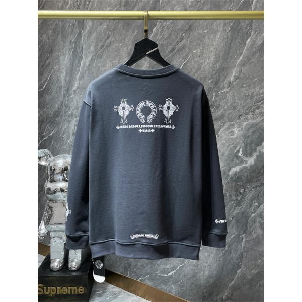 ダークグレー 洗練 スウェット 入手困難 秋冬希少アイテム クロムハーツ スーパーコピー Chrome Hearts パーカー