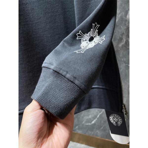 ダークグレー 洗練 スウェット 入手困難 秋冬希少アイテム クロムハーツ スーパーコピー Chrome Hearts パーカー