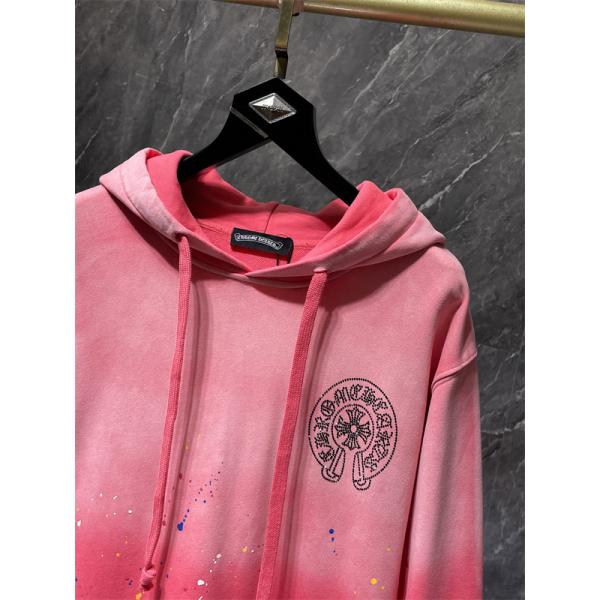 話題 暖か 円形ロゴ トレンド 秋冬定番人気 クロムハーツ コピー Chrome Hearts パーカー