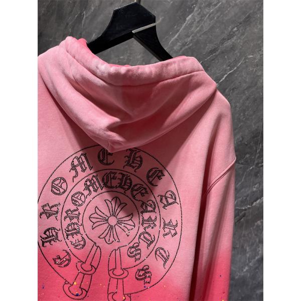 話題 暖か 円形ロゴ トレンド 秋冬定番人気 クロムハーツ コピー Chrome Hearts パーカー