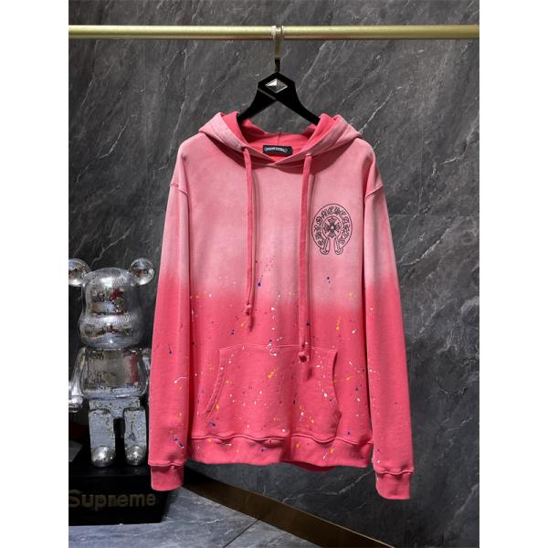 話題 暖か 円形ロゴ トレンド 秋冬定番人気 クロムハーツ コピー Chrome Hearts パーカー