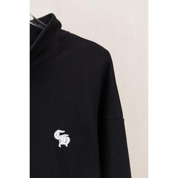 希少 ブラック 袖文字刺繍 小ロゴ しっかり防寒 秋冬入手困難 クロムハーツ スーパーコピー Chrome Hearts パーカー