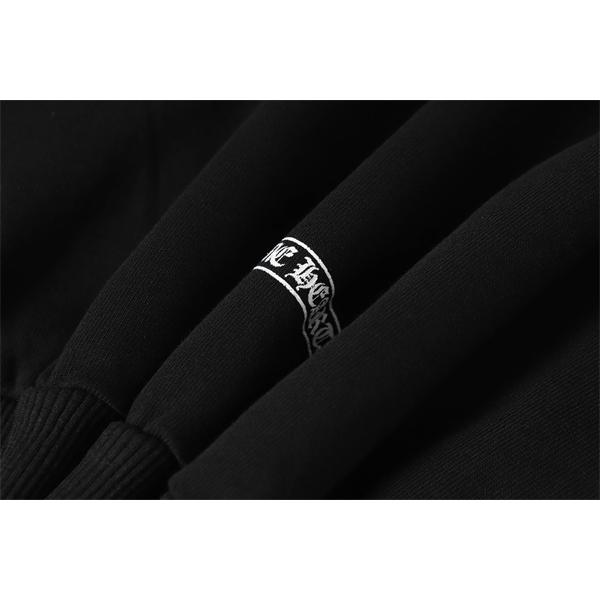 入手困難！ ブラック 総柄 × ビッグバックロゴ インパクトデザイン 2025秋冬必須 クロムハーツ 偽物  Chrome Hearts パーカー