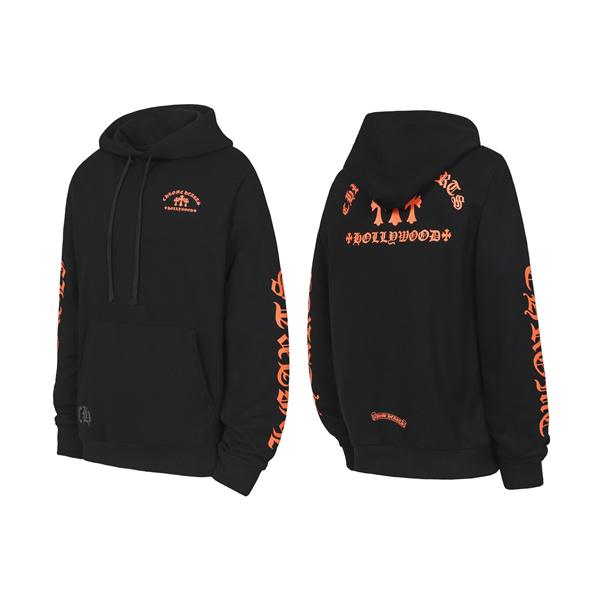 クロムハーツ コピー Chrome Hearts パーカー 人気 ホワイト × ブラック 袖ロゴ クルーネック 上質素材 2025秋冬定番