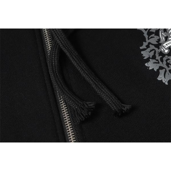  クロムハーツ コピー Chrome Hearts パーカー 数量限定！ ホワイト × ブルー  バックロゴ 高級感溢れる 2025秋冬コーデ