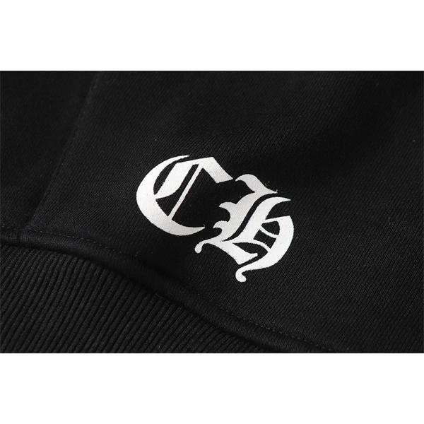  クロムハーツ コピー Chrome Hearts パーカー 数量限定！ ホワイト × ブルー  バックロゴ 高級感溢れる 2025秋冬コーデ