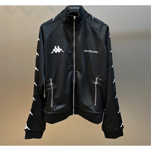 Acne X Kappa❤アークスタジオジャケットコピー2025新作秋冬おしゃれ個性的黒色