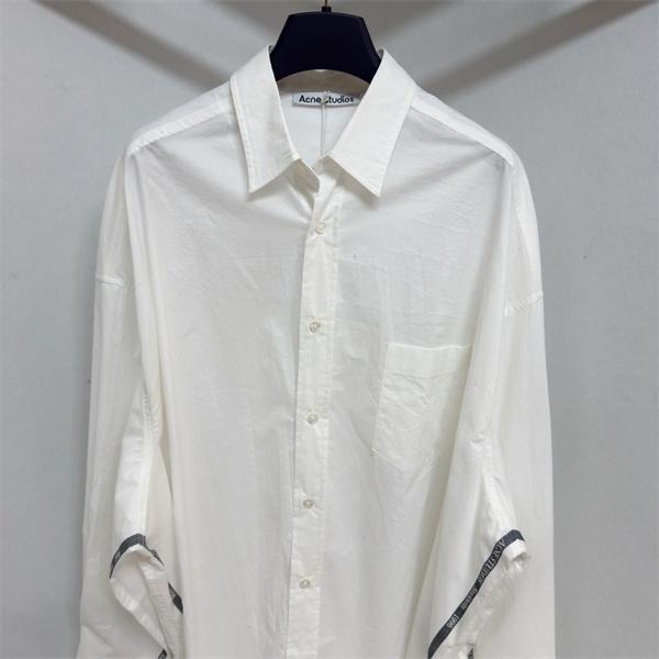簡単デザイン❤Acne 長袖シャツコピー2025トレンド人気秋冬❤アークスタジ新作ホワイトシャツ