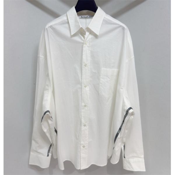 簡単デザイン❤Acne 長袖シャツコピー2025トレンド人気秋冬❤アークスタジ新作ホワイトシャツ
