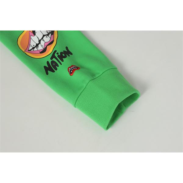 注目度抜群 グリーン ロゴ モード系デザイン 冷え対策 2025秋冬コーデ クロムハーツ スーパーコピー Chrome Hearts パーカー