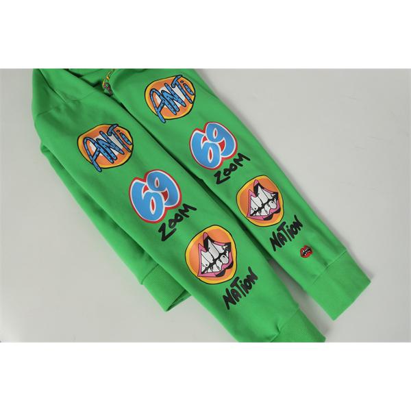 注目度抜群 グリーン ロゴ モード系デザイン 冷え対策 2025秋冬コーデ クロムハーツ スーパーコピー Chrome Hearts パーカー