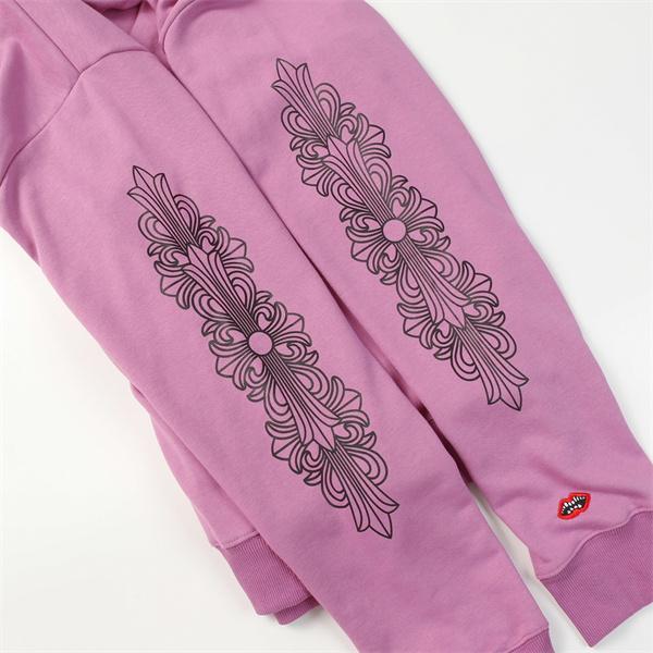 新着 ピンク バックアート × 個性派グラフィック 保湿効果 2025秋冬準備 クロムハーツ 偽物 Chrome Hearts パーカー