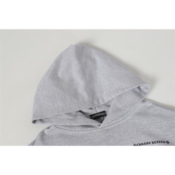 クロムハーツ コピー Chrome Hearts パーカー 売れ筋人気 グレー スターモチーフアート 洗練 2025秋冬必須