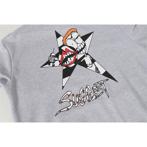 クロムハーツ コピー Chrome Hearts パーカー 売れ筋人気 グレー スターモチーフアート 洗練 2025秋冬必須