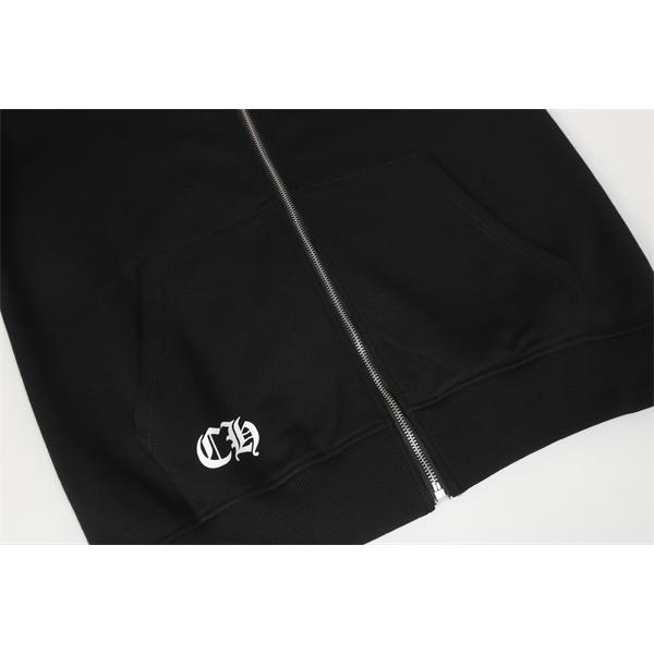 クロムハーツ コピー Chrome Hearts パーカー 特価 ブラック 本格派スタイル 冬仕様 2025秋冬準備