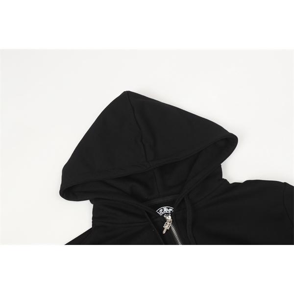 おすすめ人気 ホワイト マルチカラークロス 刺繍 冷え対策 2025秋冬コーデ クロムハーツ 偽物 Chrome Hearts パーカー