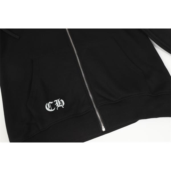 おすすめ人気 ホワイト マルチカラークロス 刺繍 冷え対策 2025秋冬コーデ クロムハーツ 偽物 Chrome Hearts パーカー