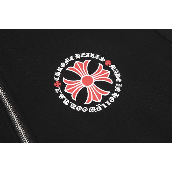 売れ筋セレクト ブラック ロゴ 存在感バツグン 防寒対策 2025秋冬定番 クロムハーツ コピー Chrome Hearts パーカー