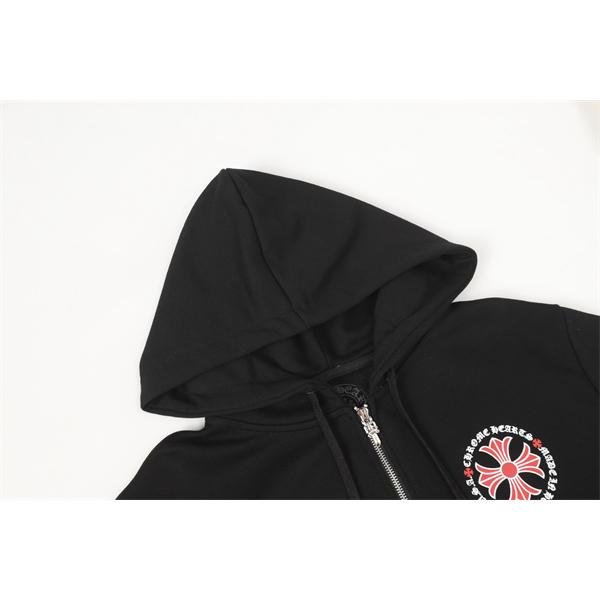 売れ筋セレクト ブラック ロゴ 存在感バツグン 防寒対策 2025秋冬定番 クロムハーツ コピー Chrome Hearts パーカー