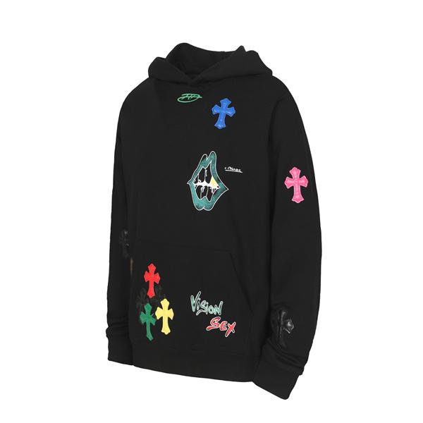 人気爆発！刺繍 ポップデザイン 2025秋冬対応 クロムハーツ コピー Chrome Hearts 上質素材 パーカー