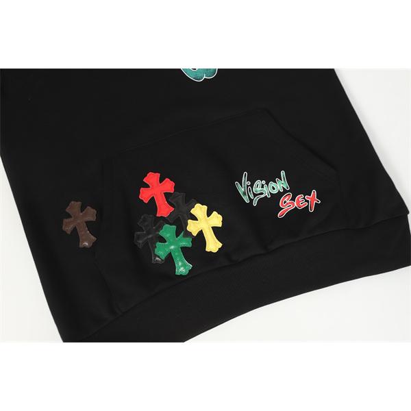人気爆発！刺繍 ポップデザイン 2025秋冬対応 クロムハーツ コピー Chrome Hearts 上質素材 パーカー