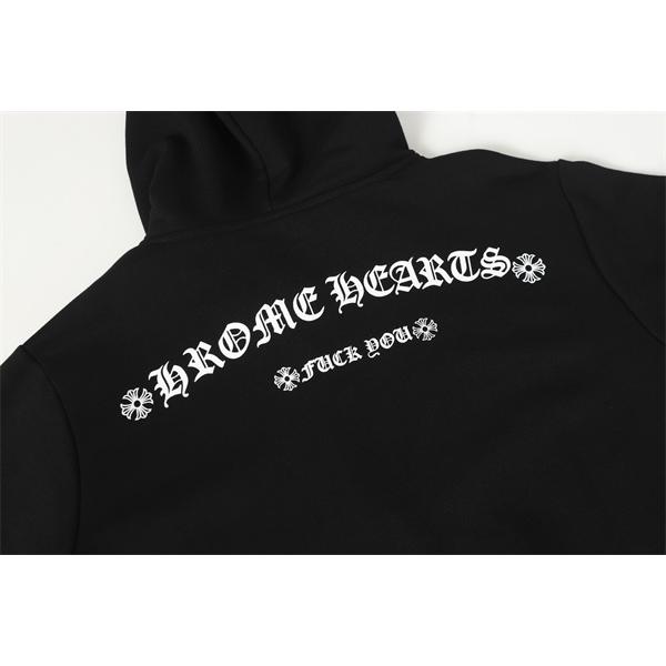 上質感 ブラック 注目の新作アイテム 洗練ミニマル 冬支度 2025秋冬コーデ クロムハーツ コピー Chrome Hearts パーカー