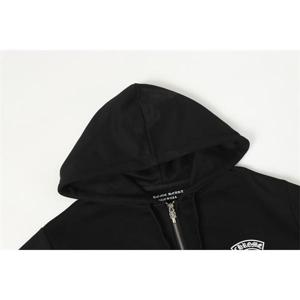 上質感 ブラック 注目の新作アイテム 洗練ミニマル 冬支度 2025秋冬コーデ クロムハーツ コピー Chrome Hearts パーカー