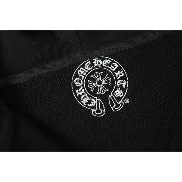 クロムハーツ コピー Chrome Hearts パーカー 数量限定！ ブラック ゴールド 重厚スタイル モード系 2025秋冬対応