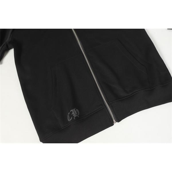 クロムハーツ コピー Chrome Hearts パーカー 数量限定！ ブラック ゴールド 重厚スタイル モード系 2025秋冬対応