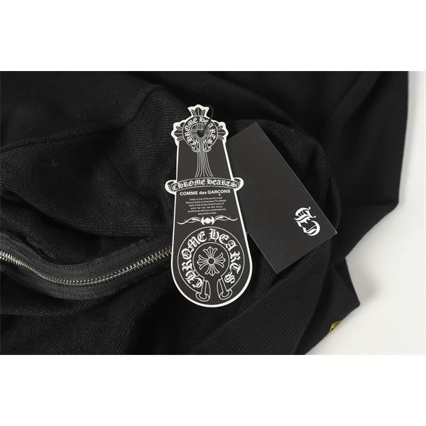 クロムハーツ コピー Chrome Hearts パーカー 数量限定！ ブラック ゴールド 重厚スタイル モード系 2025秋冬対応