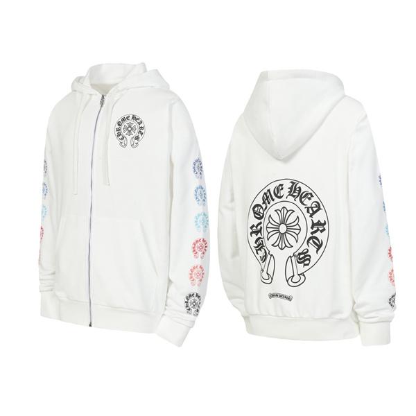クロムハーツ コピー Chrome Hearts パーカー 売れ筋必至！お洒落ホワイト スリーブデザイン 新着注目