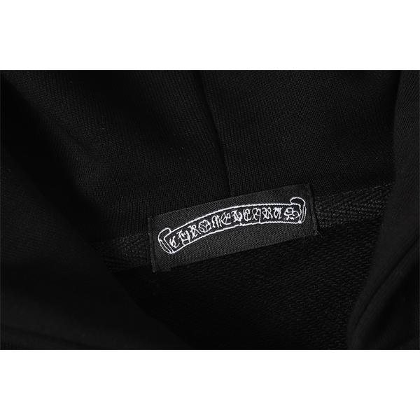 快適さ重視 グレー × ブラック シンプル 2025秋冬対応 クロムハーツ コピー Chrome Hearts ジップパーカー