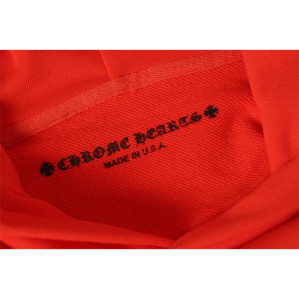 クロムハーツ コピー Chrome Hearts プルオーバーパーカー 話題沸騰！レッド × ブラック おすすめ 冬仕様