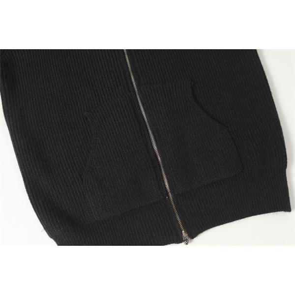 注目 しっとり高級感 ブラック シックな 2025秋冬コーデ クロムハーツ スーパーコピー Chrome Hearts パーカー