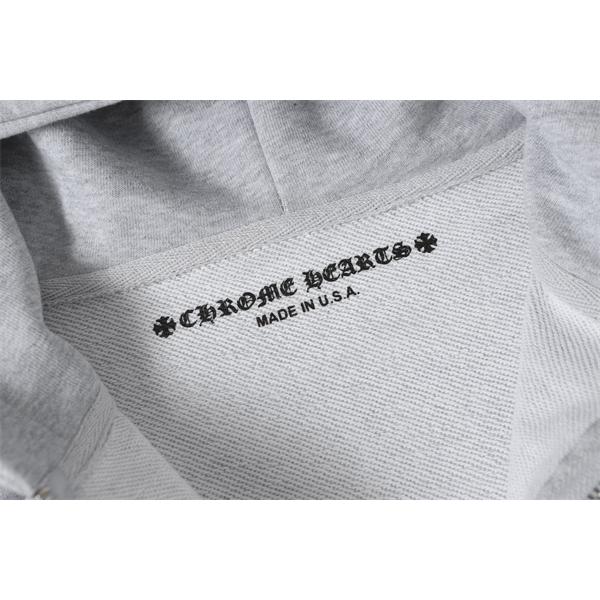  クロムハーツ 上質素材 コピー Chrome Hearts パーカー 売れ筋 洗練 背面インパクト 2025秋冬必須アイテム