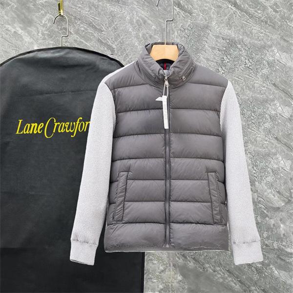 グレー × ニット切替 スタイリッシュ軽量モデル 秋冬万能 MONCLER モンクレール スーパーコピー ダウンジャケット