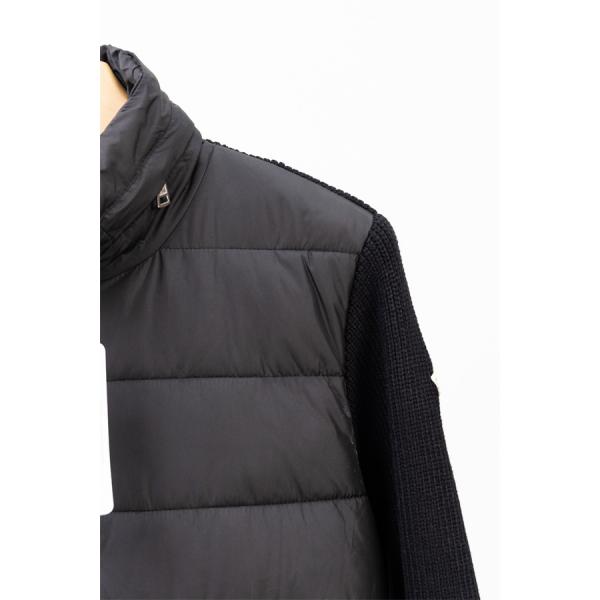 グレー × ニット切替 スタイリッシュ軽量モデル 秋冬万能 MONCLER モンクレール スーパーコピー ダウンジャケット
