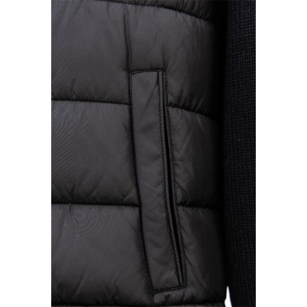 グレー × ニット切替 スタイリッシュ軽量モデル 秋冬万能 MONCLER モンクレール スーパーコピー ダウンジャケット