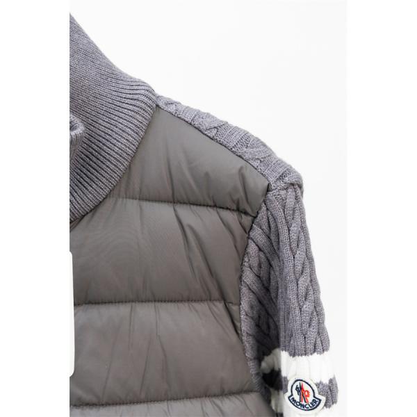 ブラック × ホワイトライン スポーティ高級感 レアデザイン MONCLER 激安 モンクレール コピー ダウンジャケット