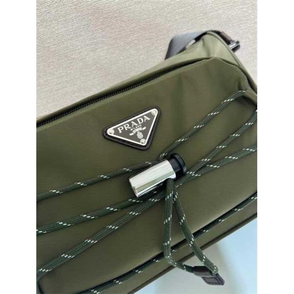 PRADA 激安 メッセンジャーバッグ 2VH192 Re-Nylon ショルダー メンズ レディース 大容量 斜め掛けバッグ