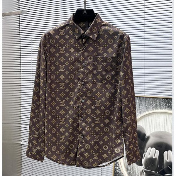 ☆2025トレンド☆ ルイ ヴィトン長袖シャツコピーLouis Vuitton秋冬トレンド新作大人気